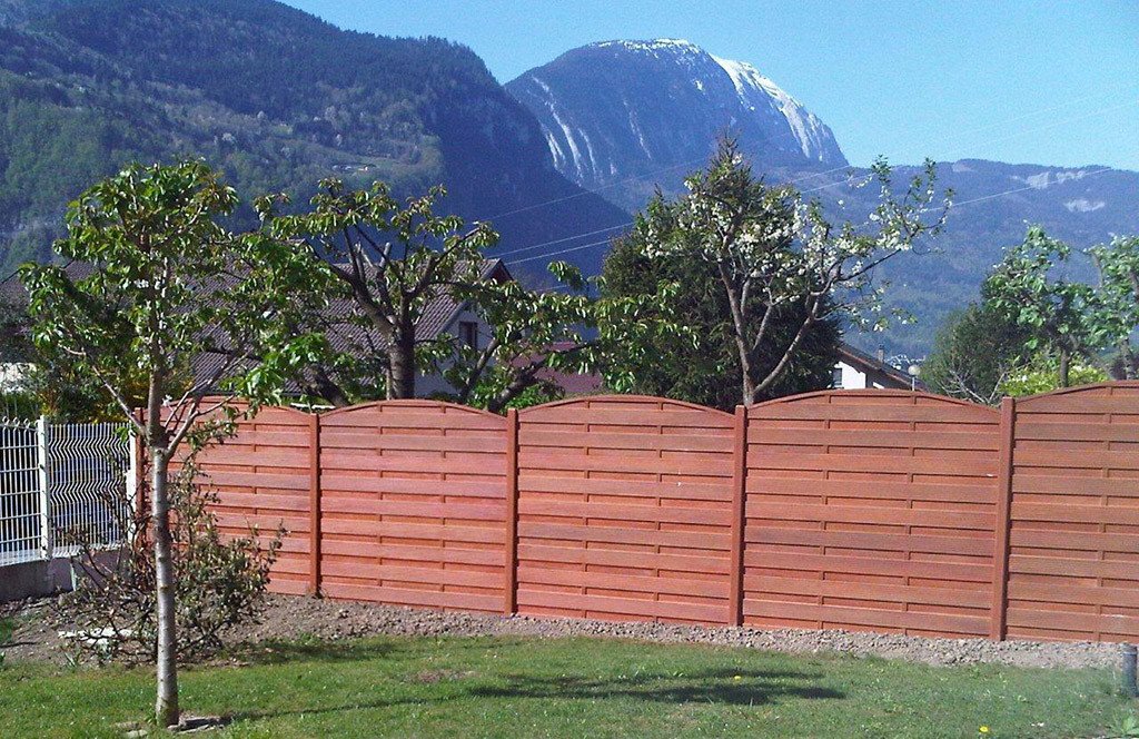 panneau en bois pour clôture terrain
