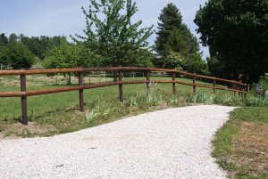 fabrication clôture en bois pour haras normand