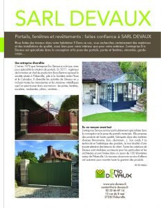 Eric Devaux dans le magazine Maison & Jardin