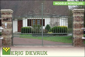 portail pour pavillon contemporain