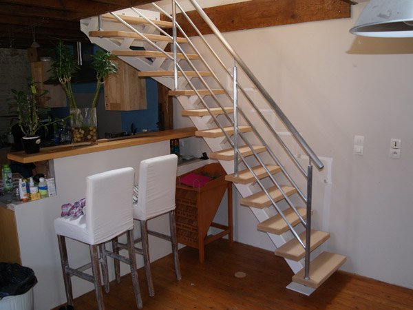 Escalier sur mesure pour maison en Normandie
