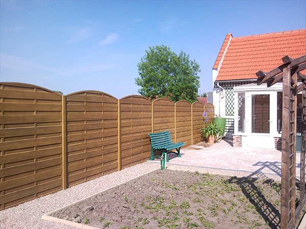 Clôtures panneau sur mesure maison en Normandie