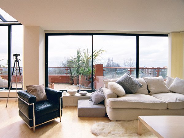 Baie vitrée aluminium sur mesure grande dimension
