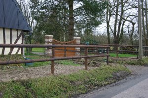 clôture en bois sur mesure en normandie