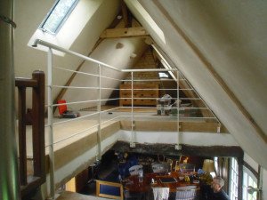 garde corps en métal pour mezzanine