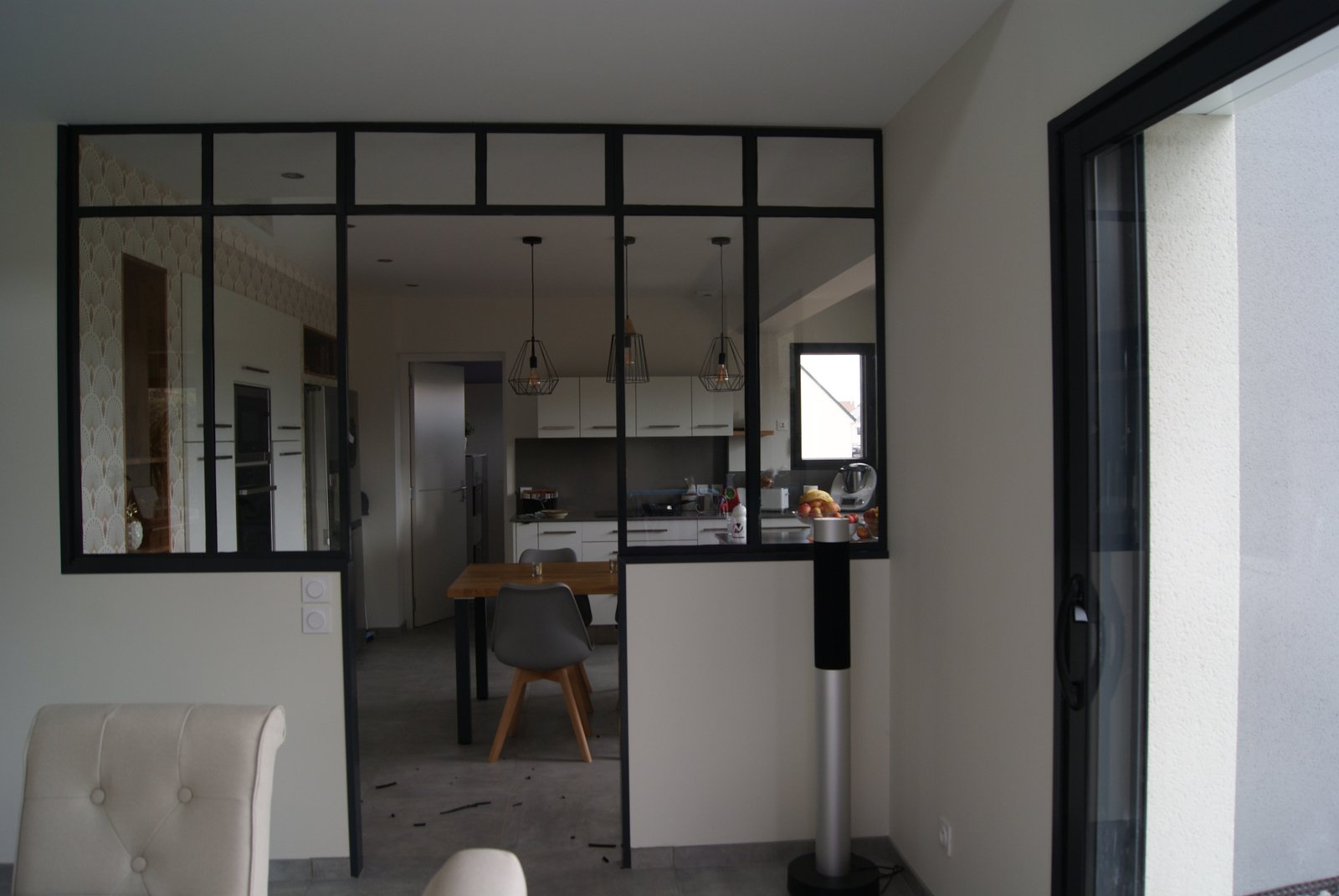 Exemple verrière intérieure sur mesure
