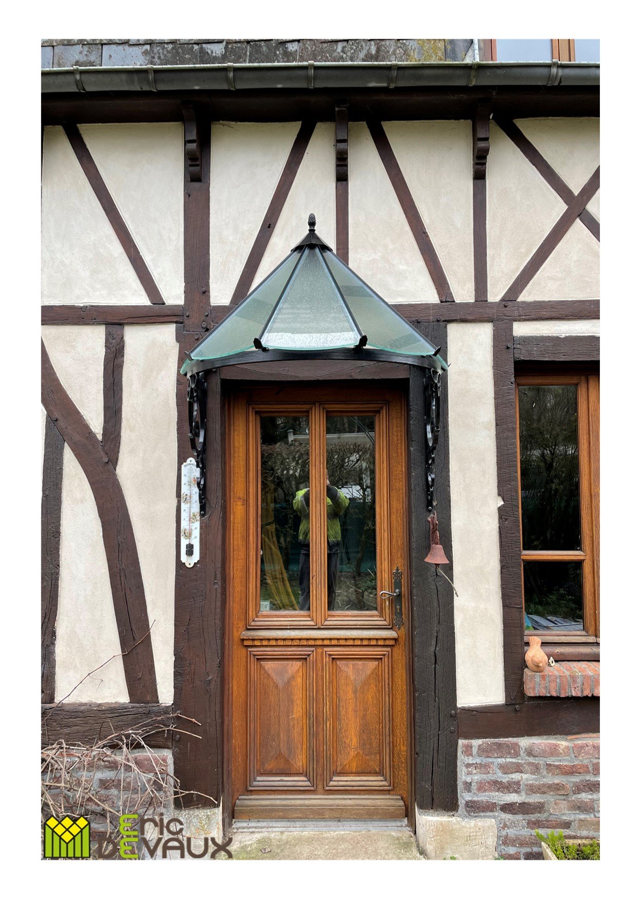 marquise sur mesure pour maison normande