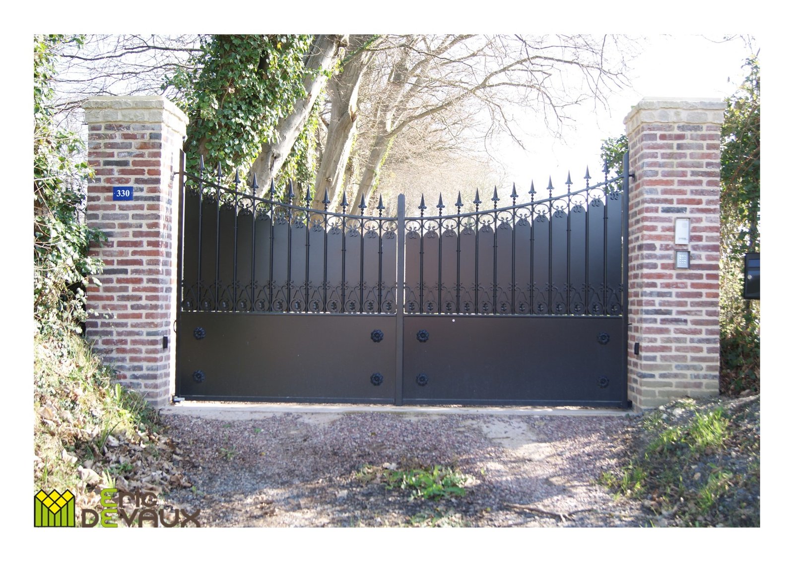portail en fer sur mesure en Normandie