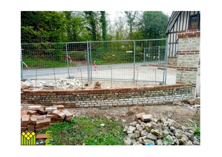 fabrication de muret en pierre en Normandie