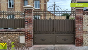 portail en ferronnerie sur mesure différents décors