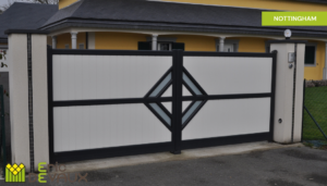 portail aluminium sur mesure design moderne