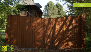 portail en bois occultant sur mesure