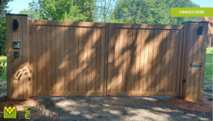 portail bois grande hauteur sur mesure