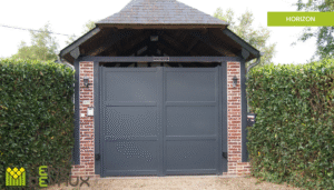 portail contemporain couleur gris sur mesure