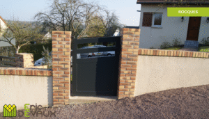 portillon contemporain sur mesure