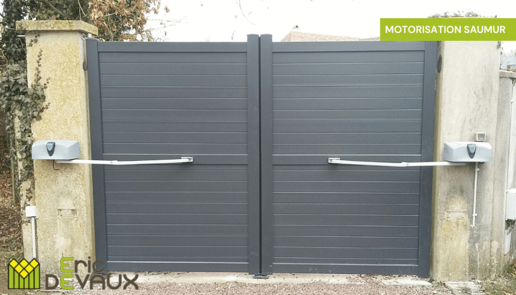 exemple motorisation portail portes battantes
