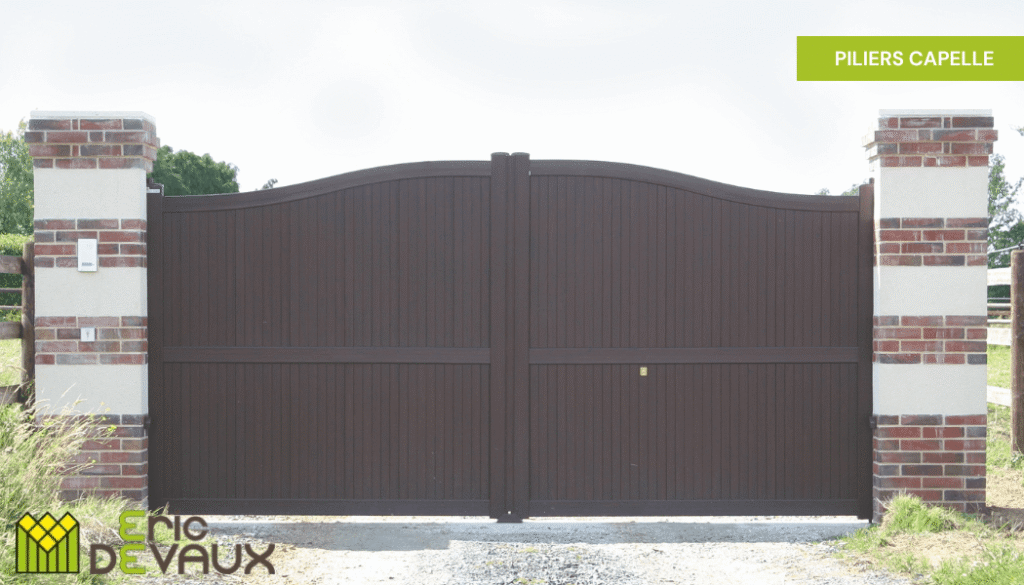 exemple de piliers de portail en pierre