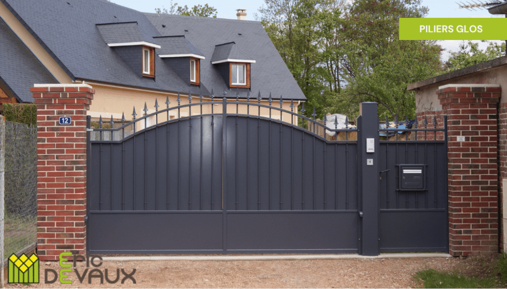 pilier de portail en pierre sur mesure