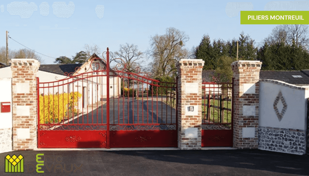 modèle de piliers de portail