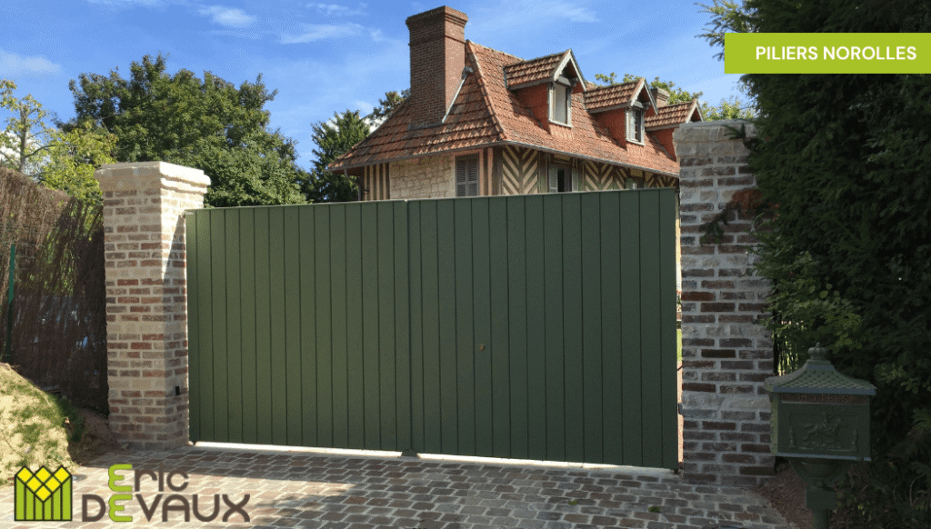 exemple de piliers de portail sur mesure