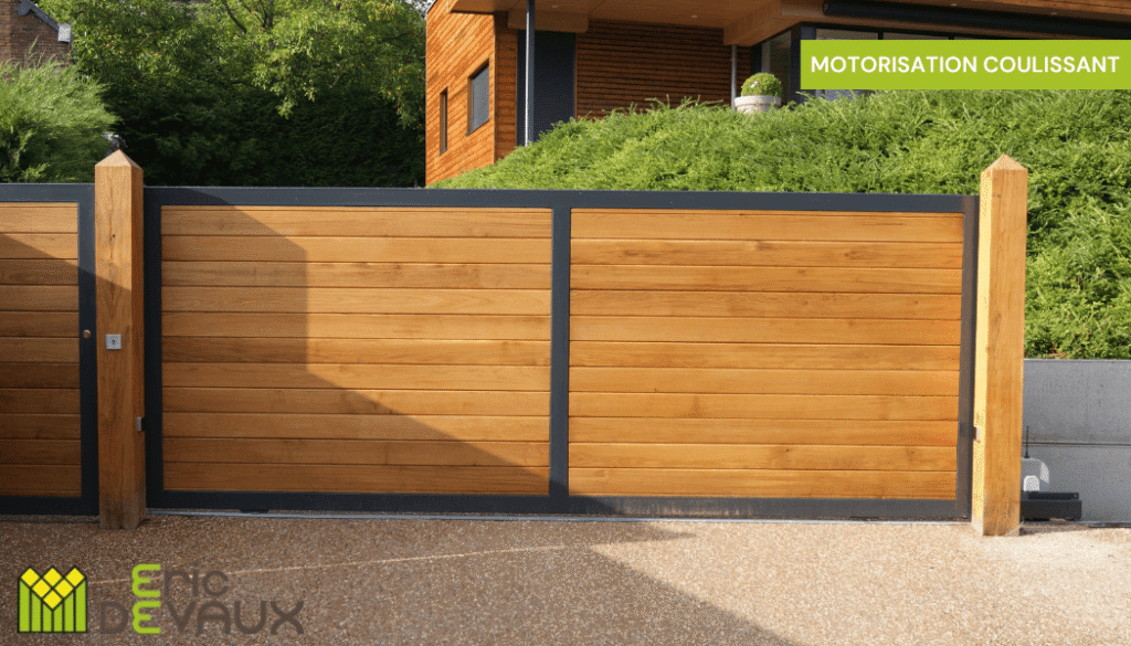 motorisation portail en bois