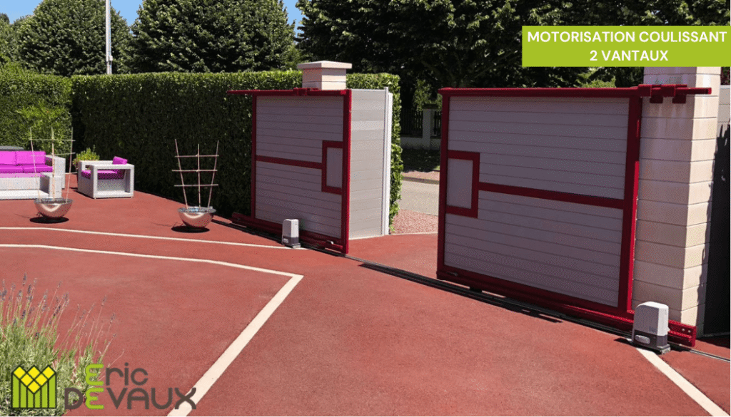 motorisation coulissant 2 vantaux