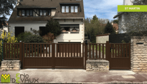 ensemble portail et portillon en aluminium