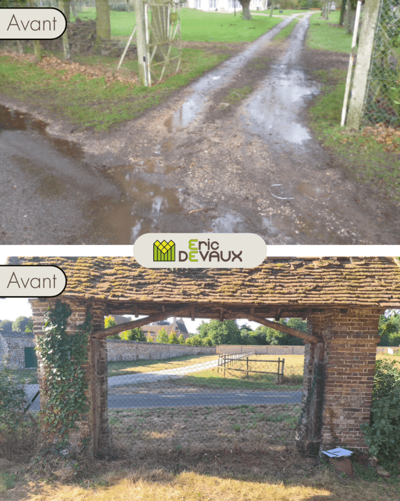 portail ancien pour un projet de remplacement