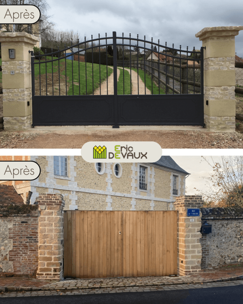 installations portails extérieurs en Normandie