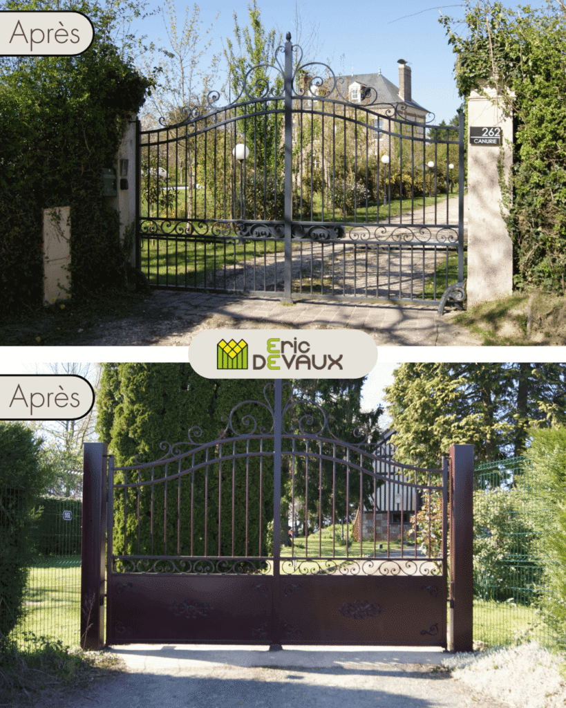 installation portail sur mesure