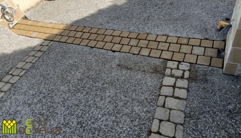 pavage en pierre naturelle pour allée