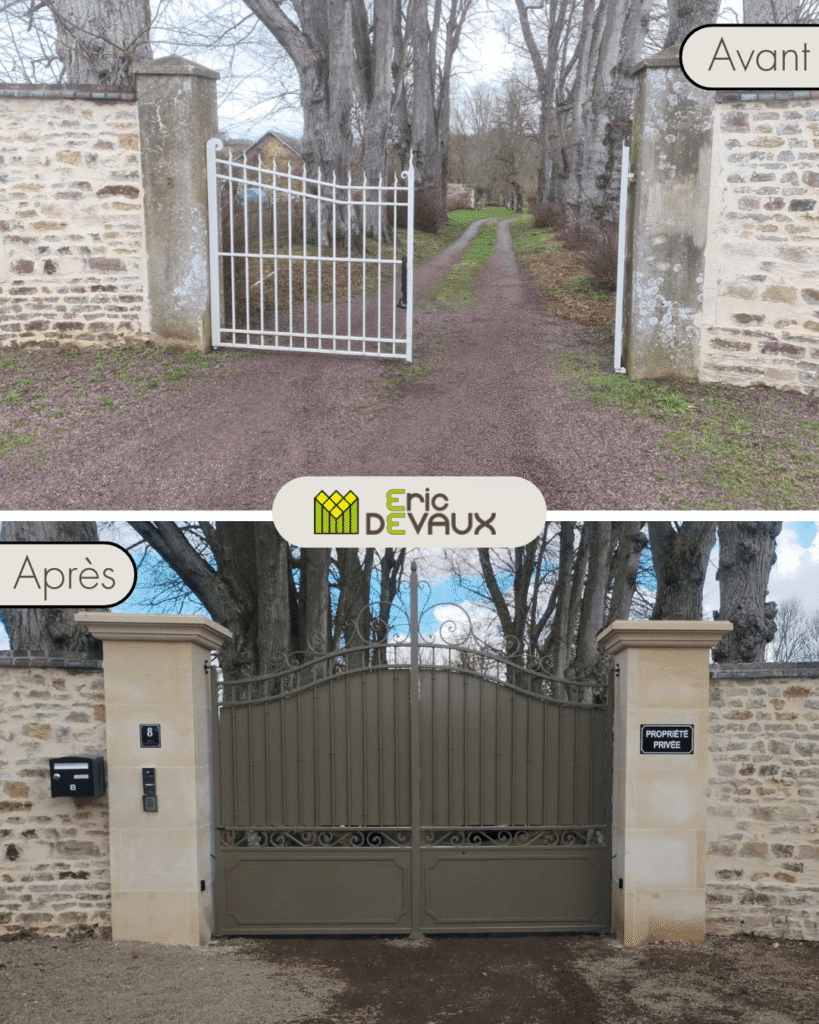 remplacement de portail pour un plus sécurisé