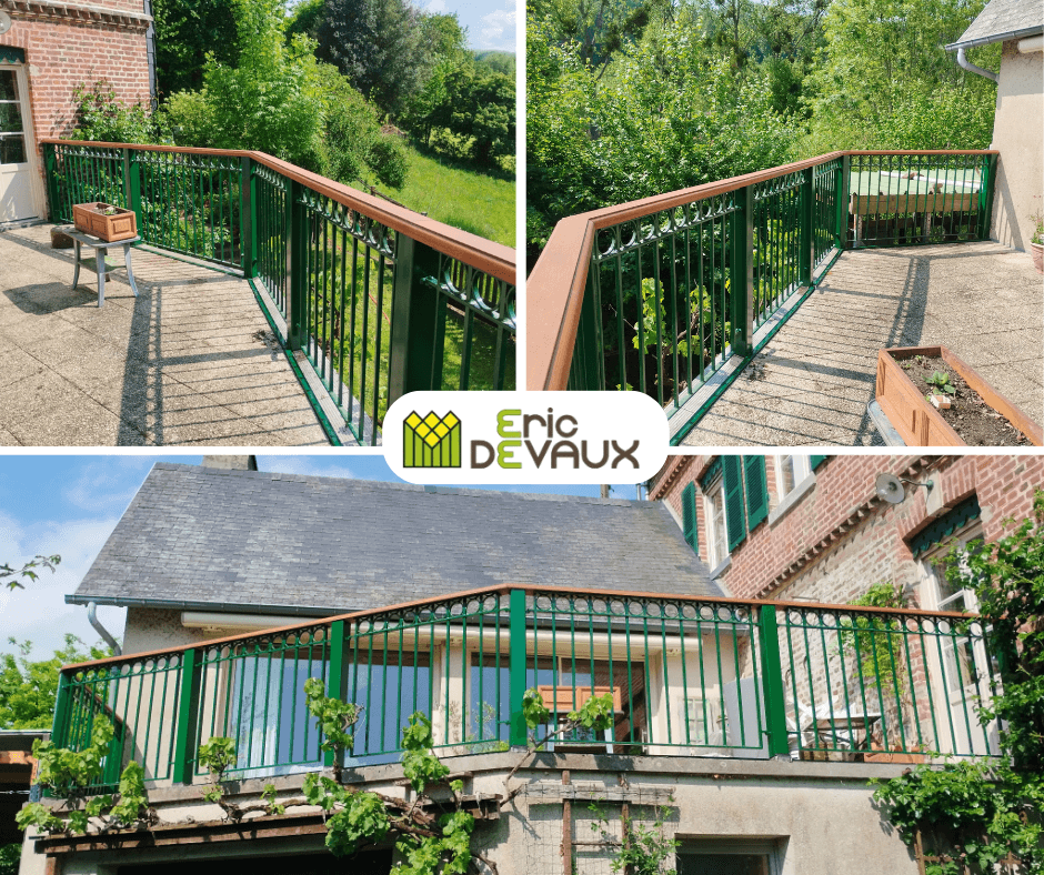 garde corps sur mesure pour terrasse